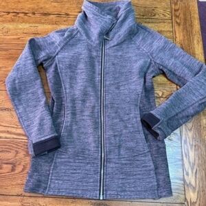 LULULEMON - Radiant Jacket II Heathered Core Dark Grey Full Zip Women’s Size 8